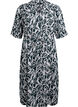 Midi dress with print and tie belt, Green, Packshot image number 0