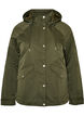 Padded parka with a detachable hood, Green, Packshot image number 0