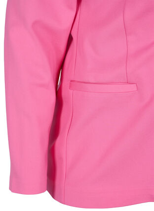 Simple blazer with button, Azalea Pink, Packshot image number 3