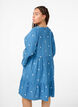 Soft cotton dress with embroidered flowers, Blue Horizon Daisy, Model image number 1