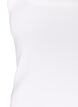 Rib top with square neckline, White, Packshot image number 2