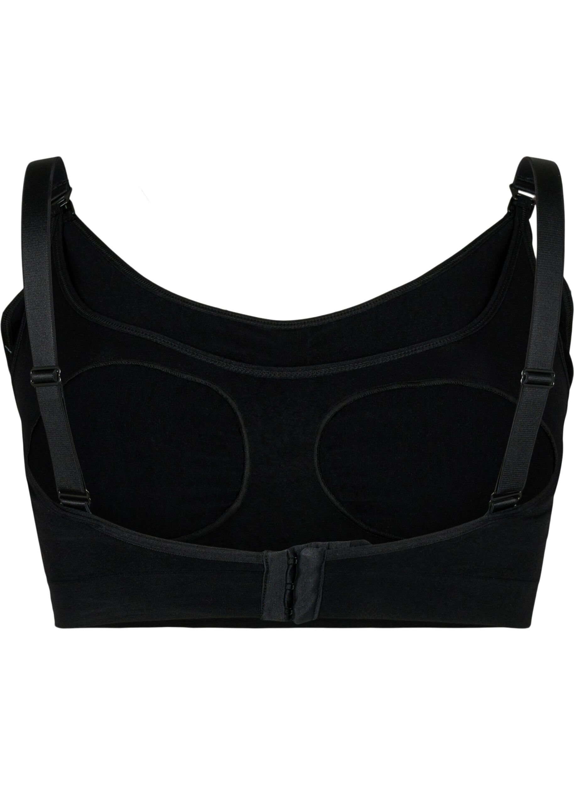 Zizzifashion Nursing bra, Black, Packshot image number 1