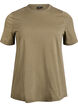 Basic cotton T-shirt with round neck, Green, Packshot image number 0