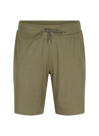 Loose shorts with ribbed texture