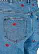 Mille mom fit jeans with embroidery, Light Blue, Packshot image number 3