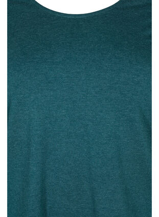Basic blouse with long sleeves, Ponderosa Pine Mel., Packshot image number 2