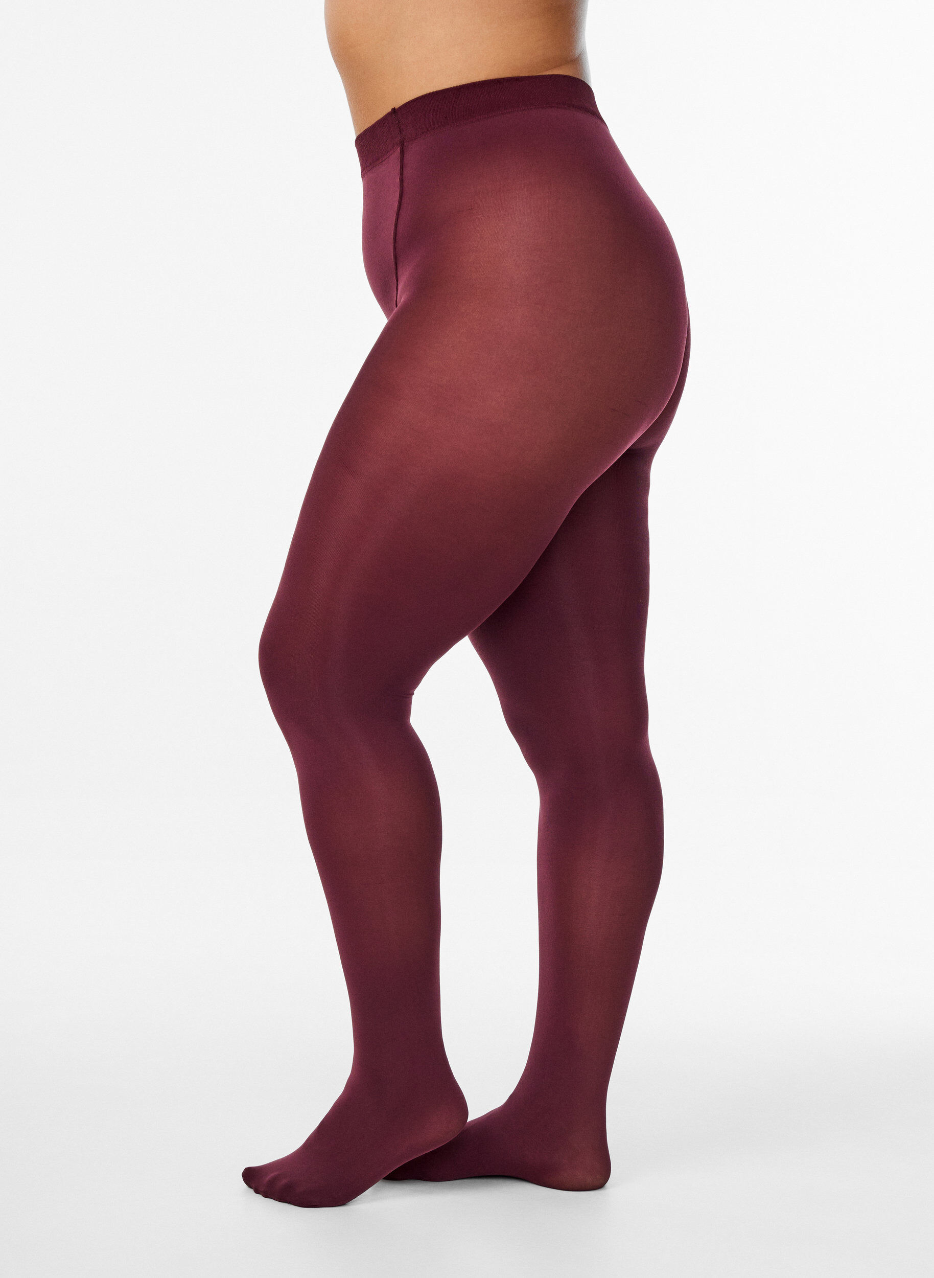 Zizzifashion 100 denier tights, Red, Model image number 0