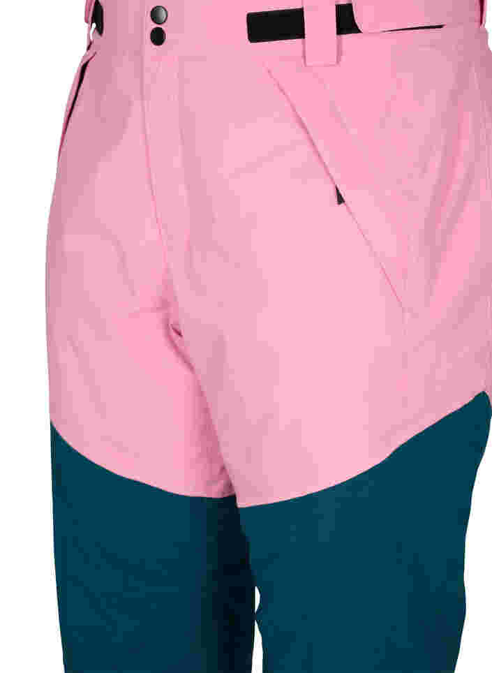 Ski pants with pockets, Sea Pink Comb, Packshot image number 2