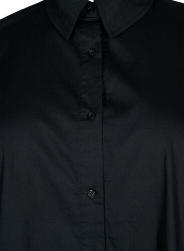 Shirt with tie detail on the sleeve, Black, Packshot image number 2
