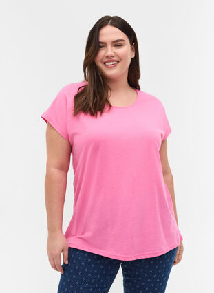 Cotton mix t-shirt, Wild Orchid, Model image number 0