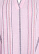 Short cotton dress with striped pattern, Rose, Packshot image number 2
