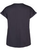 Short sleeve cotton blend T-shirt, Dark Grey, Packshot image number 1