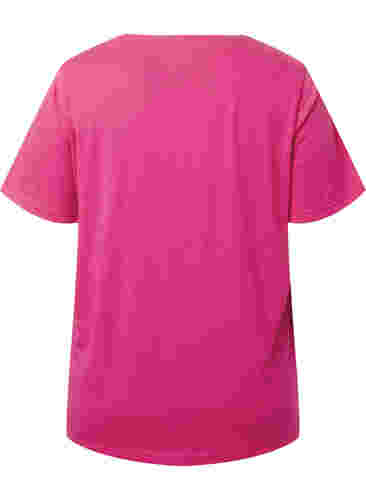 FLASH - T-shirt with motif, Raspberry Rose, Packshot image number 1