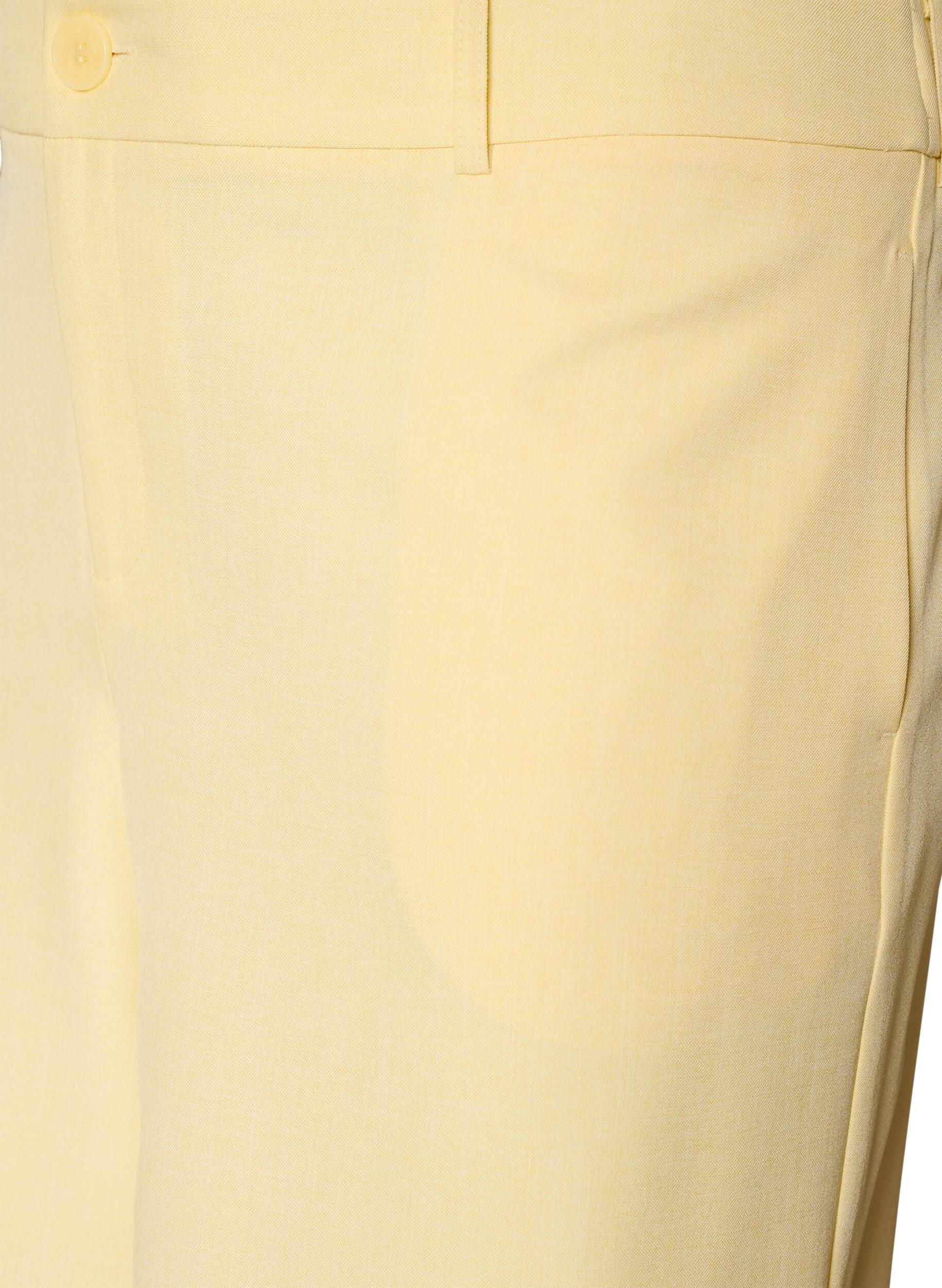 Zizzifashion Loose high-waisted Bermuda shorts, Yellow, Packshot image number 2