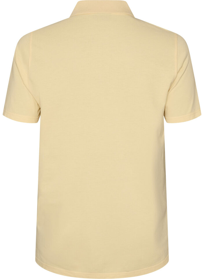 Polo shirt with short sleeves, Yellow, Packshot image number 1