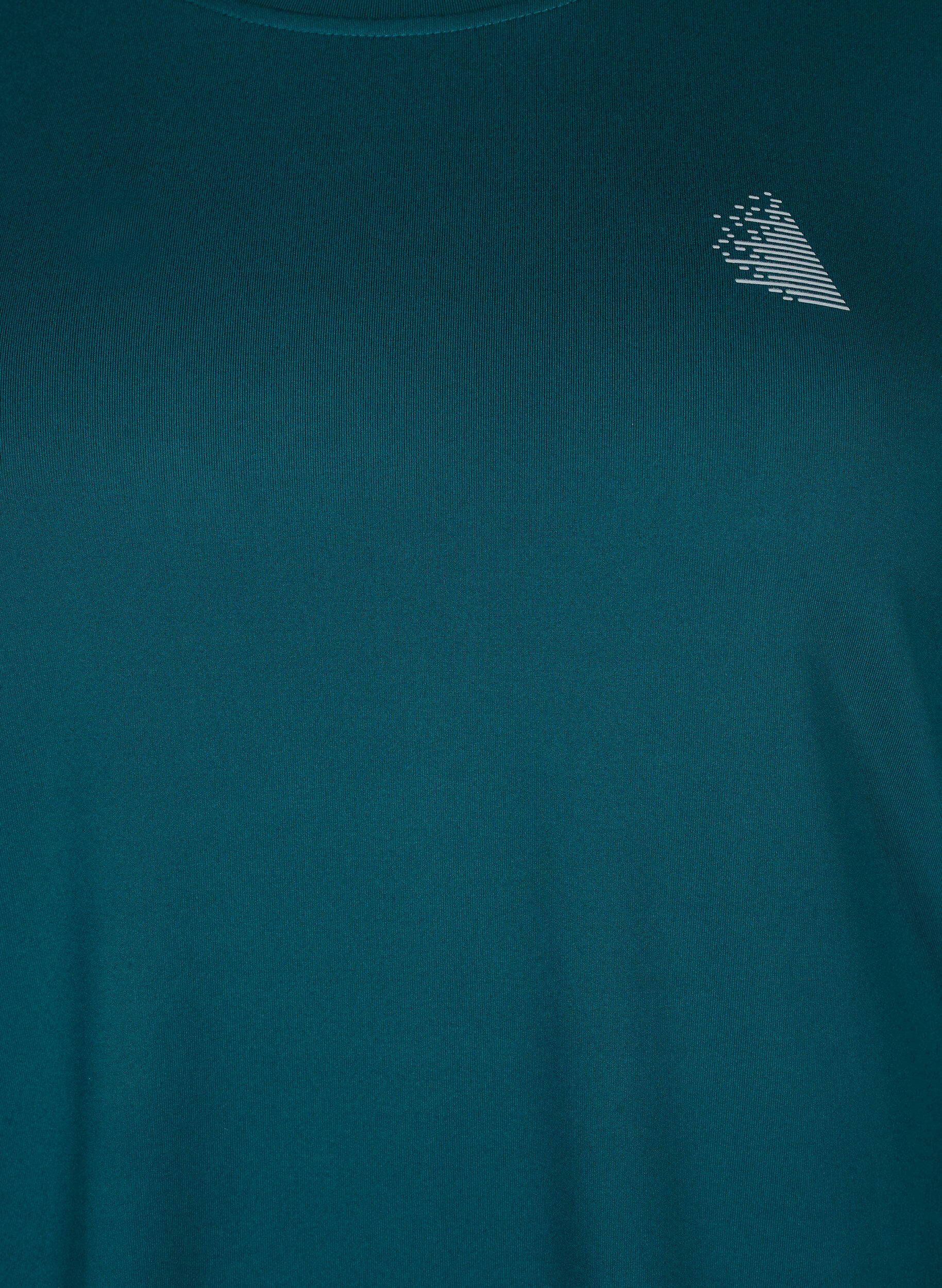 Zizzifashion Long-sleeved training shirt, Deep Teal, Packshot image number 2