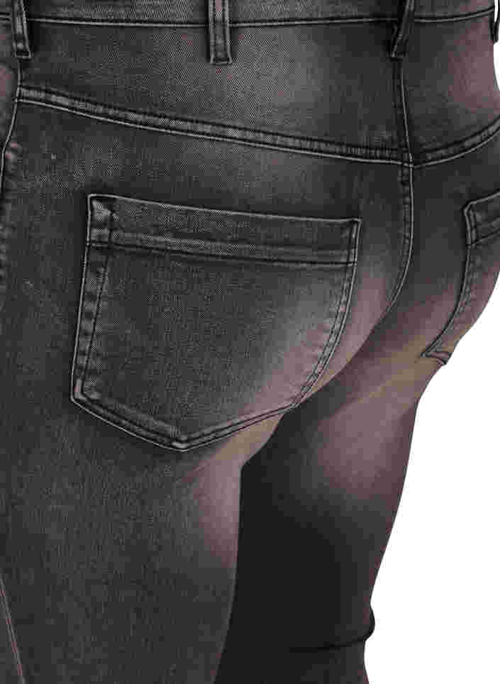 Super slim Amy jeans with high waist, Dk Grey Denim, Packshot image number 3