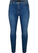 Super slim Amy jeans with high waist, Blue denim, Packshot image number 0