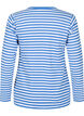 Striped blouse with long sleeves, Blue, Packshot image number 1