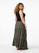 Long skirt with elasticated waist, Green, Model image number 1