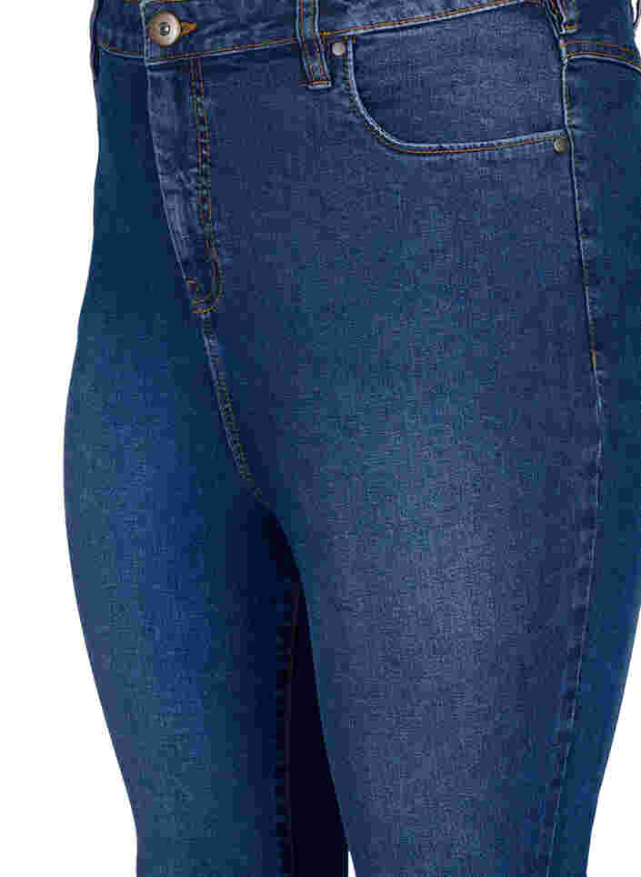 Extra high waisted Bea jeans with super slim fit, Blue denim, Packshot image number 2