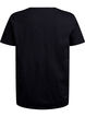 FLASH - T-shirt with button detail, Black, Packshot image number 1