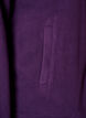 Fleece top with zipper and high collar, Purple, Packshot image number 3