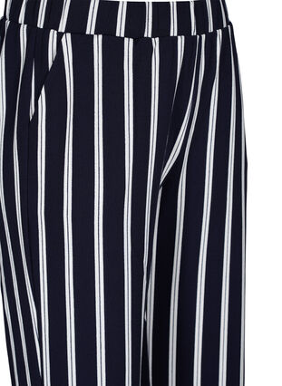 Loose trousers with 7/8 length, Night Sky Stripe, Packshot image number 2