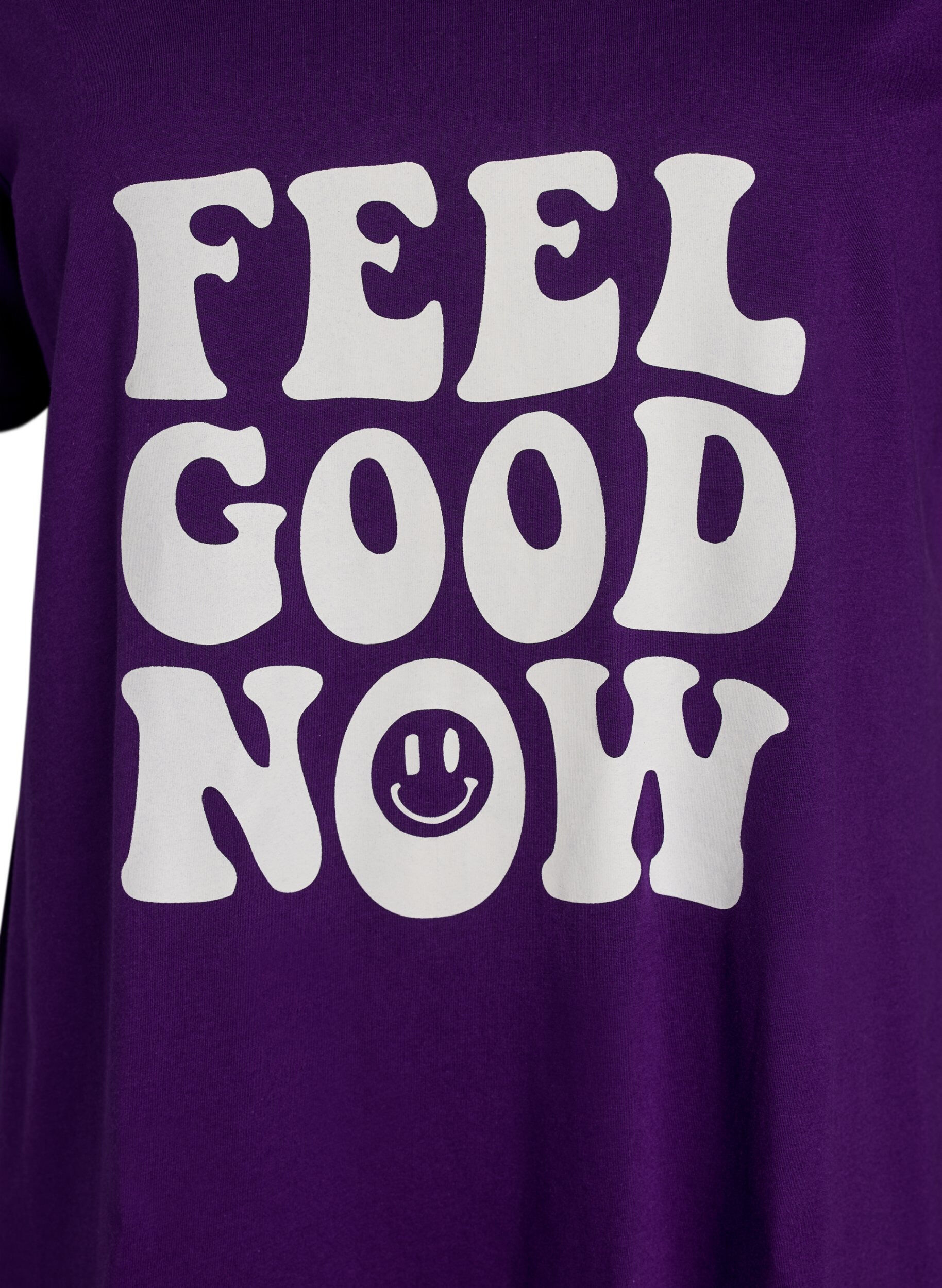 Zizzifashion Short-sleeved nightgown in organic cotton, Blue, Packshot image number 2