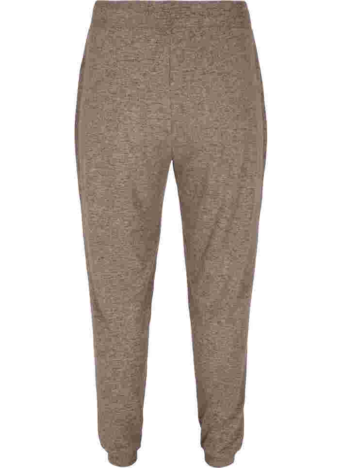 Loose trousers in a viscose blend, Falcon Melange, Packshot image number 1