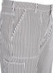 Striped cargo jeans with a straight fit, Black White Stripe, Packshot image number 2
