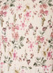 Viscose blouse with smock and peplum effect, Vanilla, Packshot image number 2