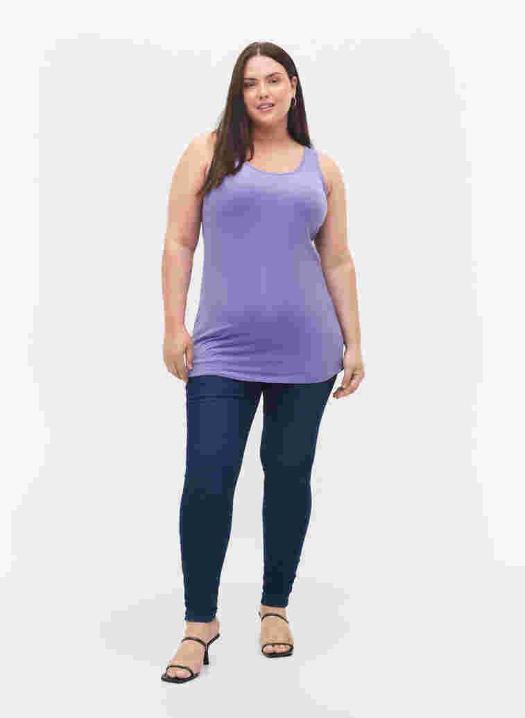 Cotton basic top, Veronica, Model image number 2