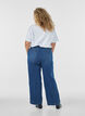 Wide fit Myra jeans with high waist, Blue, Model image number 1