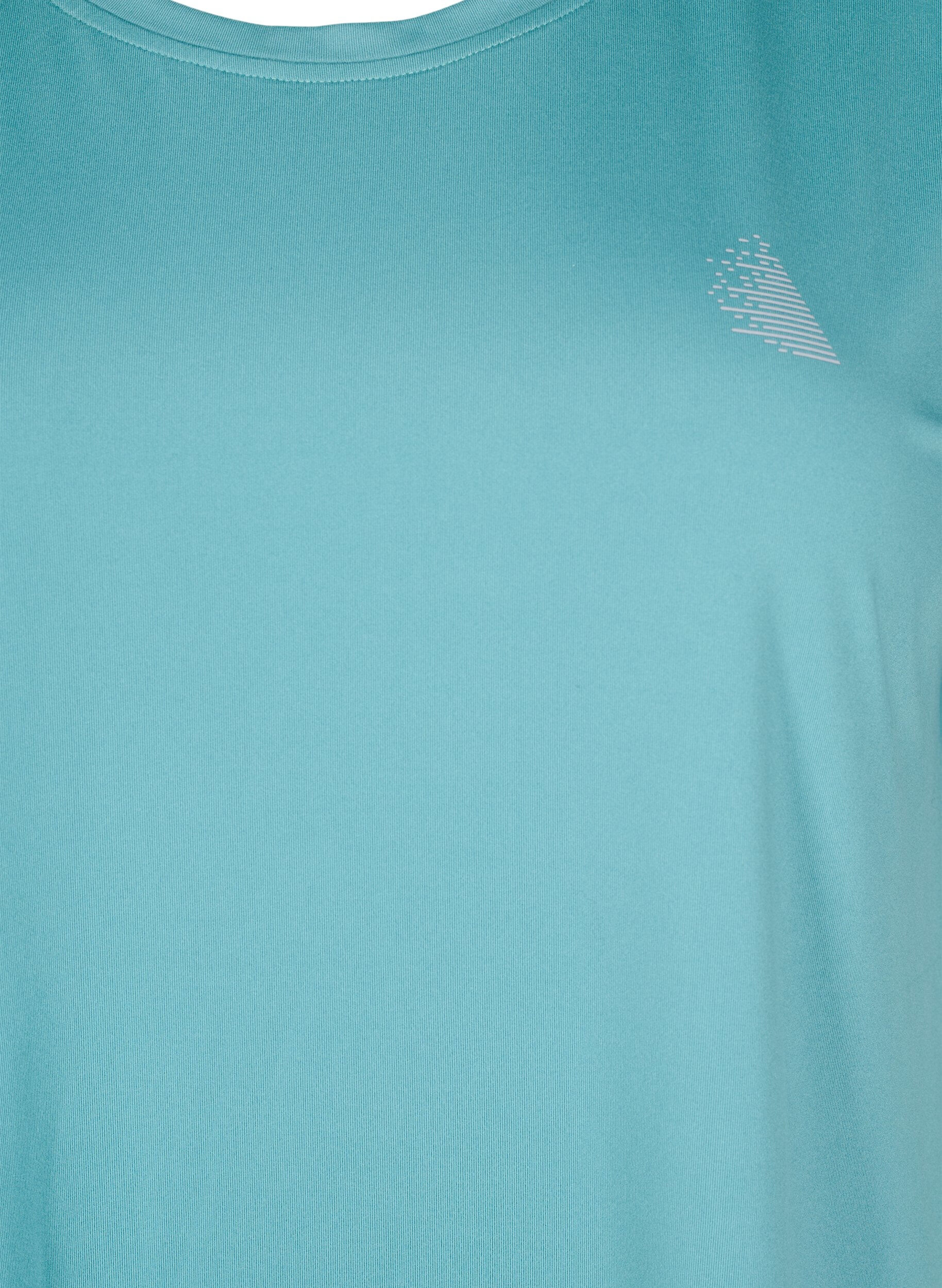 Zizzifashion Solid-coloured workout T-shirt, Green, Packshot image number 2