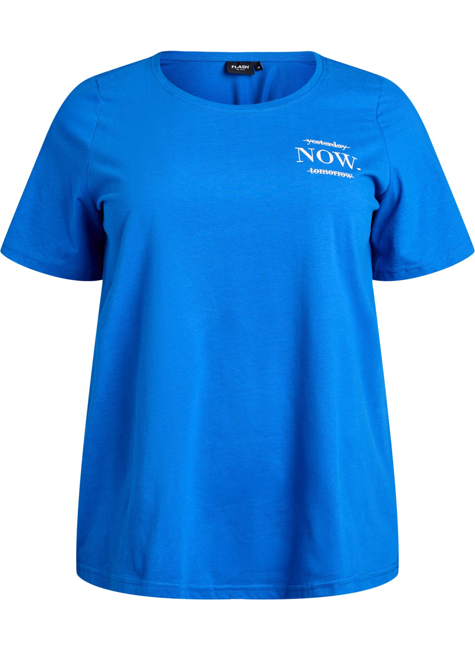 Zizzifashion FLASH - T-shirt with motif, Blue, Packshot image number 0