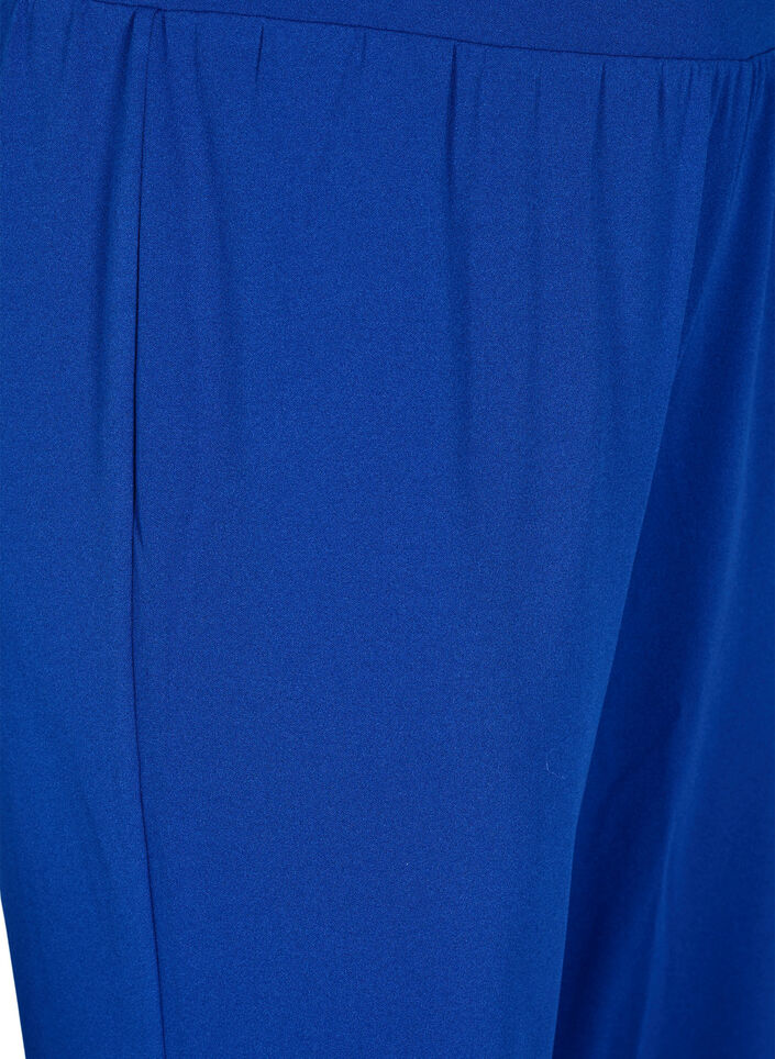 Straight fit trousers, Blue, Packshot image number 2