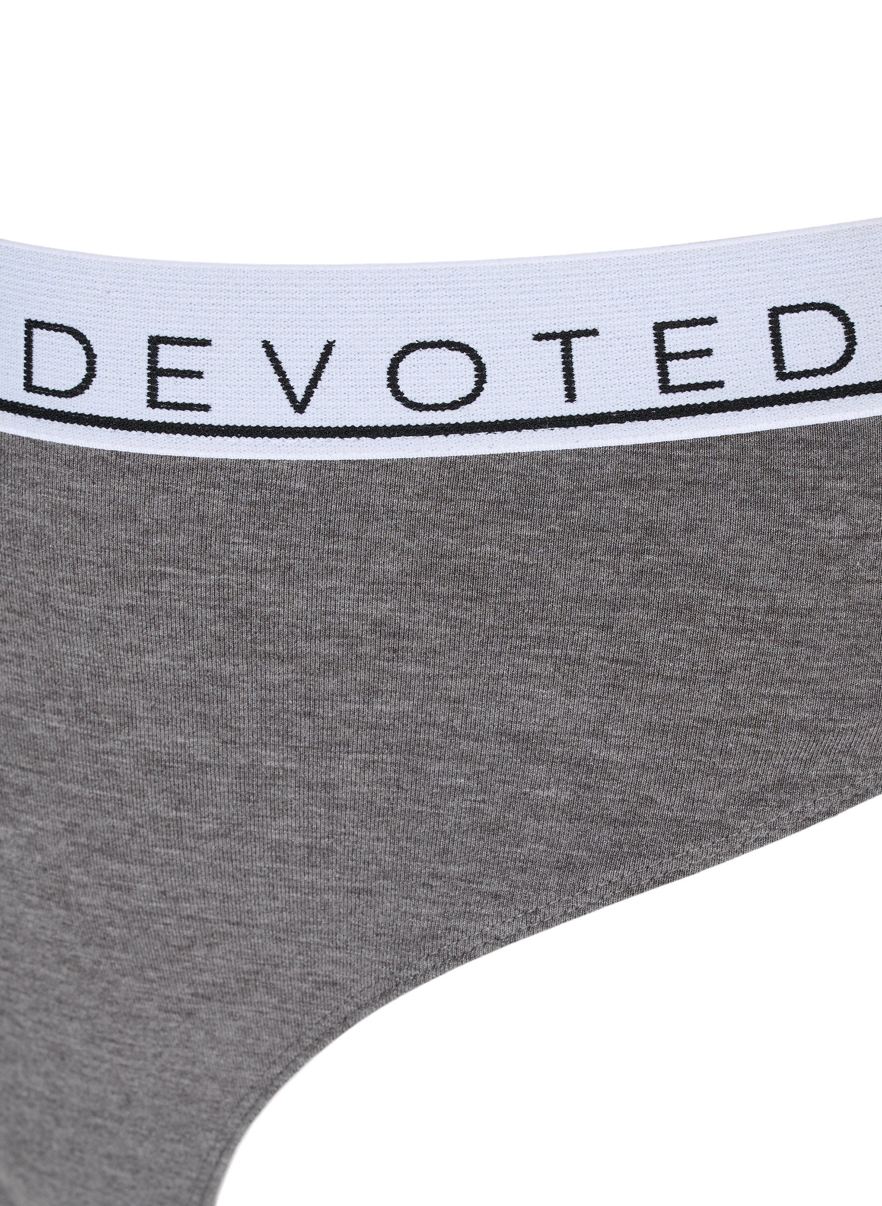 Zizzifashion G-string with regular waist, Grey, Packshot image number 2