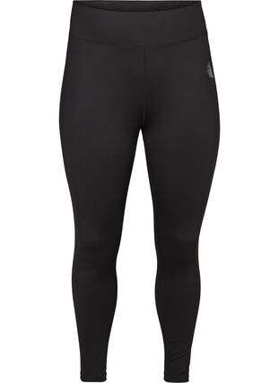 CORE, BASIC TIGHTS - Cropped basic workout leggings, Black, Packshot image number 0