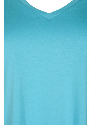 2-pack basic cotton t-shirt, Bonnie Blue/Black, Packshot image number 2
