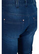 Slim fit capri jeans with pockets, Blue, Packshot image number 3