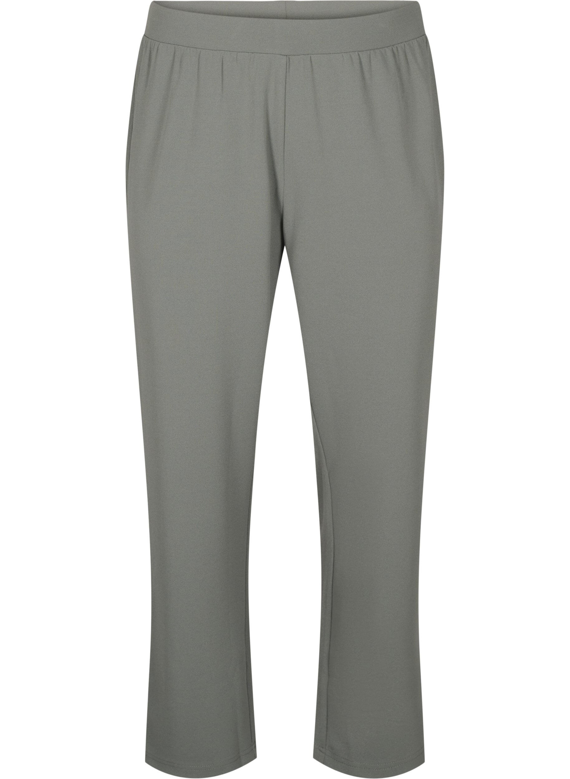 Zizzifashion Straight fit trousers, Dark Grey, Packshot image number 0