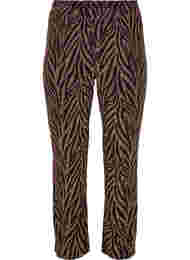 Patterned trousers with glitter, Black Lurex AOP, Packshot