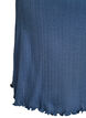Nightgown with thin straps and textured pattern, Blue, Packshot image number 3
