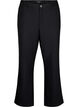 Straight fit trousers with high waist, Black, Packshot image number 0