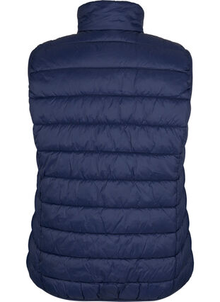 Short vest with zip and pockets, Navy Blazer, Packshot image number 1
