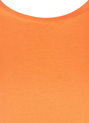 Neon-coloured cotton t-shirt, Neon Coral, Packshot image number 2