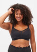 Bra with mesh details, Black, Model image number 0