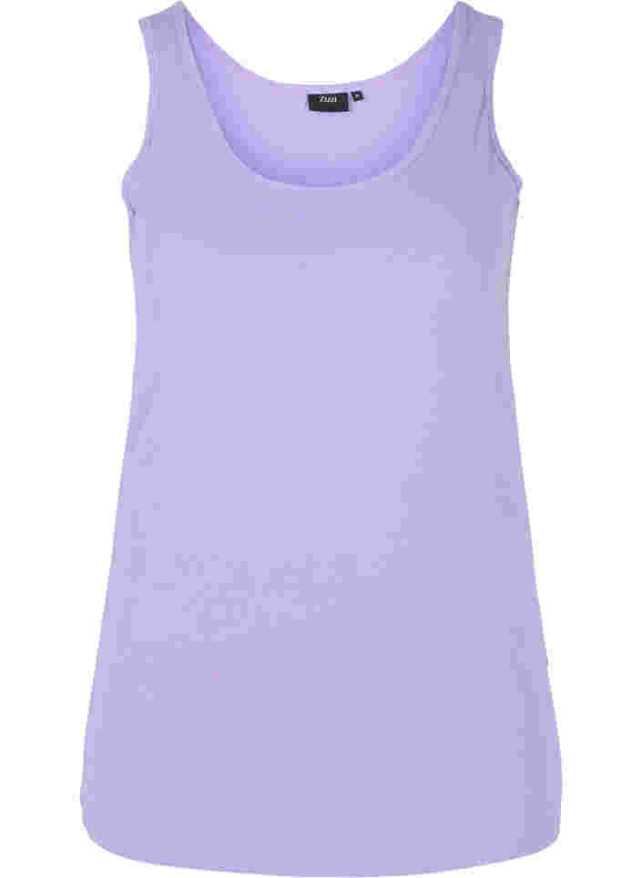 Cotton basic top, Paisley Purple, Packshot image number 0