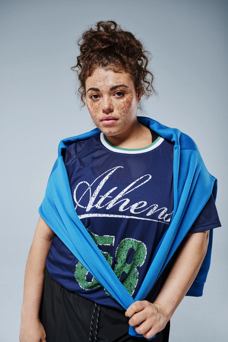 Sports jersey in mesh, , Model